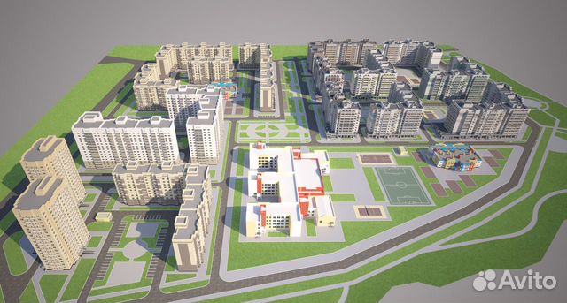 3-к квартира, 72 м², 2/10 эт.