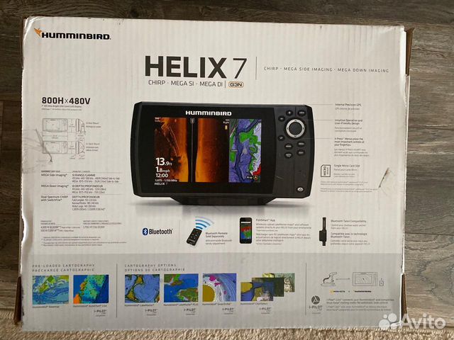 Humminbird Helix 7 Transducer. Humminbird Helix 7x CHIRP Mega di GPS g4.