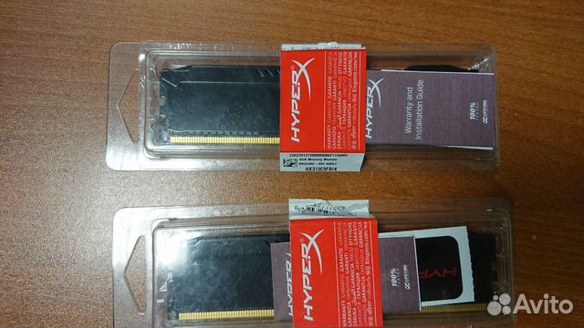 Оперативная память DDR3 hyperX HX313C9FB/4