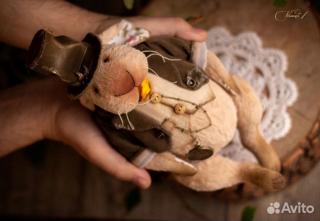Тедди кролик Поль. Ручная работа