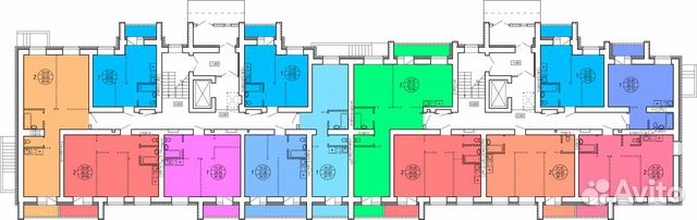 2-к квартира, 45.6 м², 5/10 эт.