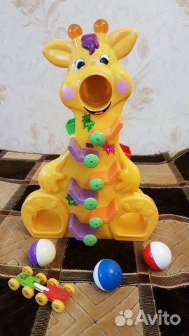 Kiddieland Киддиленд Жираф Куб Самолет Корова 4шт Kiddieland Киддиленд Жираф Куб Самолет Корова 4шт