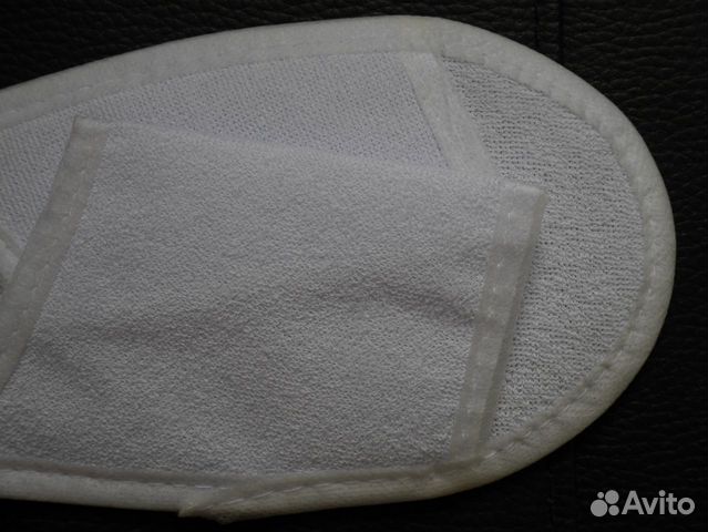 Махровые одноразовые тапочки, 10 пар Махровые одноразовые тапочки, 10 пар