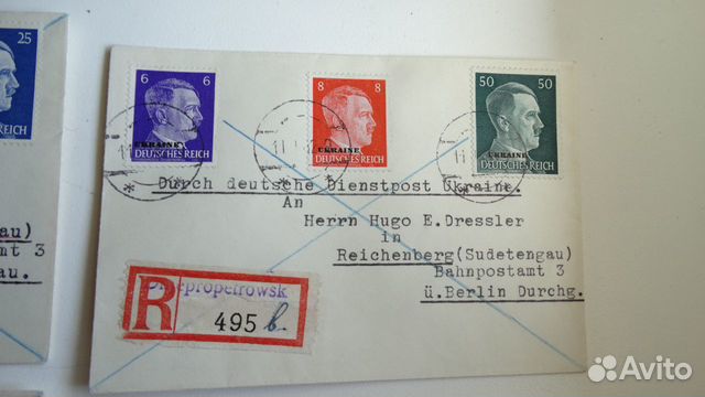 Конверты Немецкой служебной почты 1942 - 1943 Конверты Немецкой служебной почты 1942 - 1943