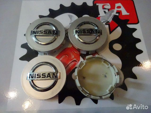 Колпачки колесных дисков nissan 70мм