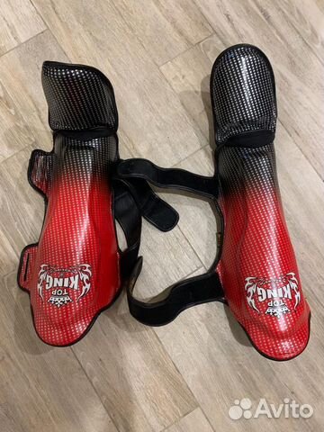 Кожаные накладки на голень Top King Кожаные накладки на голень Top King