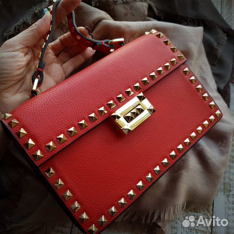 Клатч Valentino Garavani rockstud Валентино