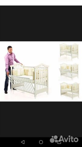 Детская кроватка Fiorellino Lily белая Детская кроватка Fiorellino Lily белая