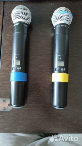Радиомикрофон shure SM 58 SLX. Оригинал. (2 шт.) Радиомикрофон shure SM 58 SLX. Оригинал. (2 шт.)