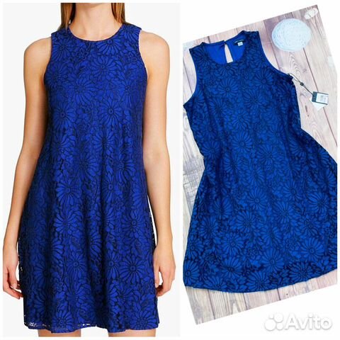 Кружевное платье в ромашки Tommy Hilfiger М Кружевное платье в ромашки Tommy Hilfiger М