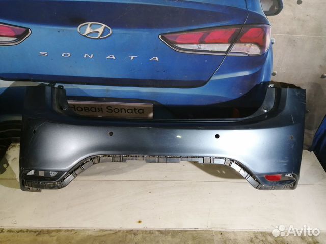 Kia Rio 3 2015-2017 бампер задний хэтчбек