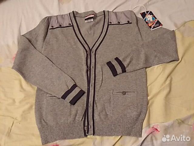 Джемпер детский рост146 серый для мальчика турция