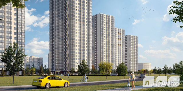 1-к квартира, 34.3 м², 3/14 эт.