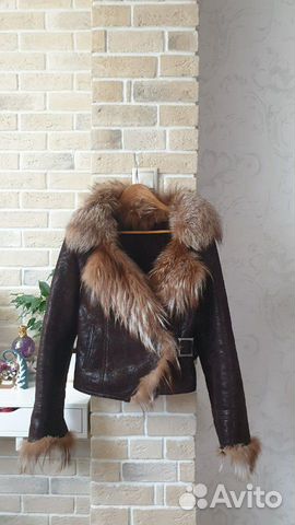 Очень красивая дубленка. натуральная. обмен