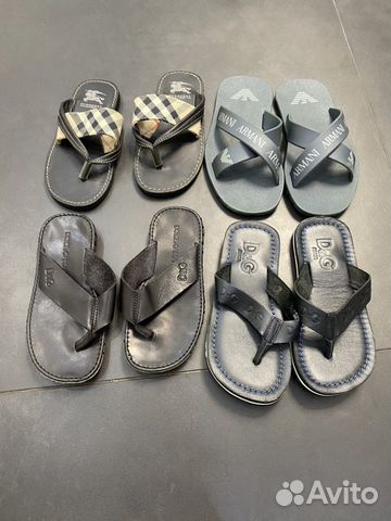 Шлепанцы, сандали Burberry, Armani, Dolce & Gabban Шлепанцы, сандали Burberry, Armani, Dolce & Gabban