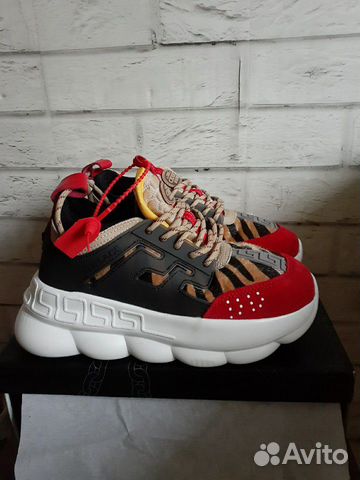 Кроссовки Versace chain Reaction люкс модель унисе