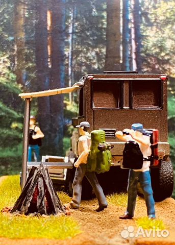 Диорама в масштабе 1:64. Модель автомобиля