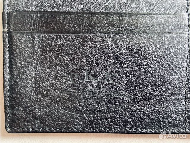 Портмоне из кожи крокодила