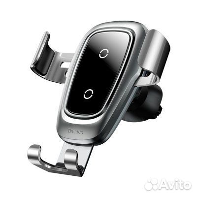 Автодержатель для телефона Baseus Metal Silver Автодержатель для телефона Baseus Metal Silver