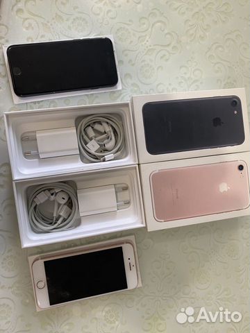 Телефон iPhone 7 128GB Black, Rose