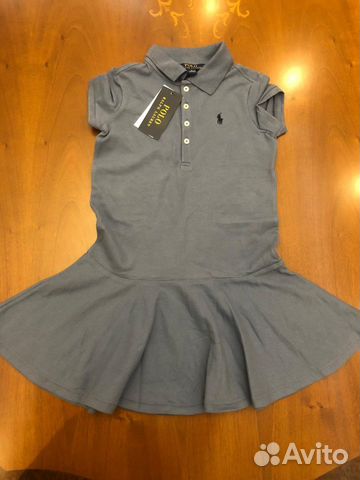 Платье поло Ralph Lauren 5T, 6 и 6Х новое