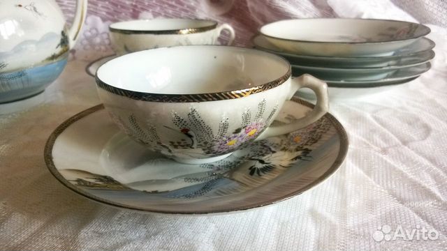 Китайский антикварный сервиз Китайский антикварный сервиз
