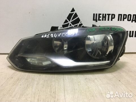 Фара левая Volkswagen Polo 5 рест oem 6R1941007F Фара левая Volkswagen Polo 5 рест oem 6R1941007F