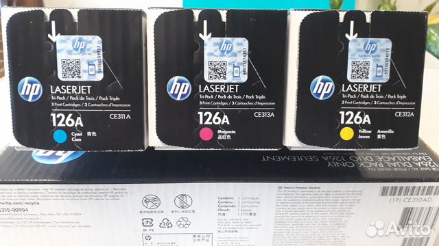 Оригинальные картриджи нр 126А Оригинальные картриджи нр 126А