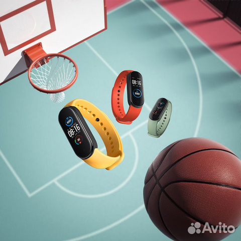 Браслет Xiaomi Mi band 5 черный