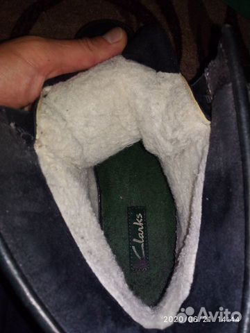 Ботинки зимние мужские Clarks