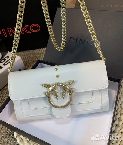 Клатч сумка Pinko на цепочке