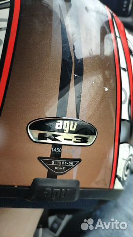 Шлем agv k3 размер s 55-56 Шлем agv k3 размер s 55-56