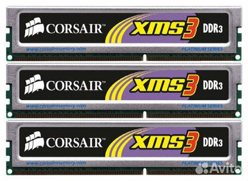 Оперативная память DDR3 2048MBx3 PC12800 1600MHz Оперативная память DDR3 2048MBx3 PC12800 1600MHz