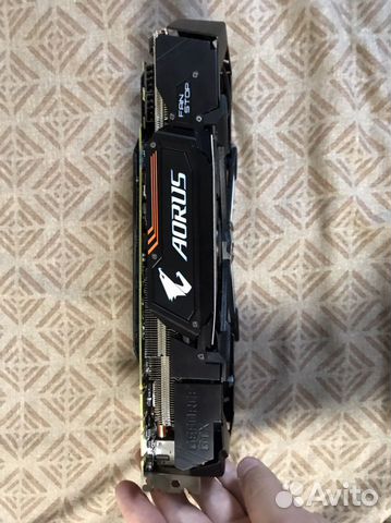 Видеокарта Gtx 1080ti Aorus в хорошем состоянии