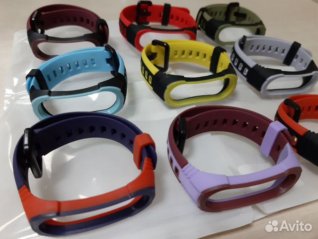 Ремешки для фитнес браслета Xiaomi Mi band 3 и 4