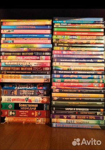 DVD +VHS кассеты для детей/мультики, сказки и пр