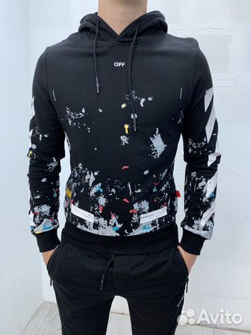 Толстовка с капюшоном off white