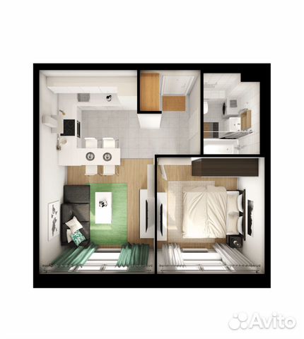 1-к квартира, 39.6 м², 11/25 эт.