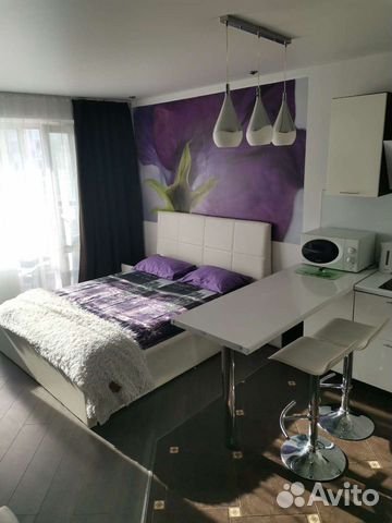 

Квартира-студия, 35 м², 2 кровати