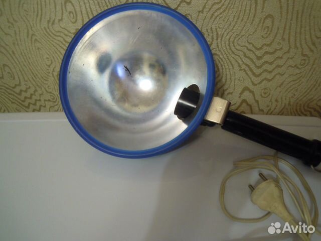 Синяя лампа рефлектор Минина