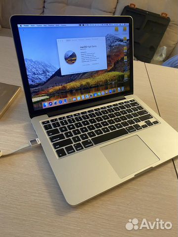 MacBook Pro 13 Retina I7 2.9/8/256/4 цикла идеал