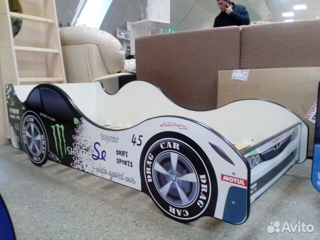 Кровать машина спорт