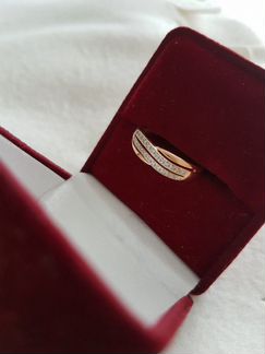 Кольцо с бриллиантами размер 18