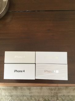 Коробки из-под iPhone 4 и 4s