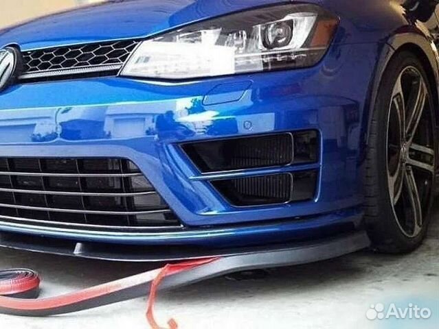 Губа переднего бампера Samurai матовая