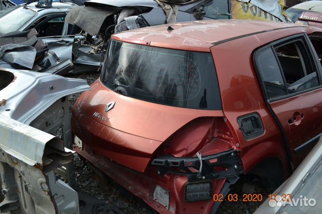 Renault Megane, 2005 Распил