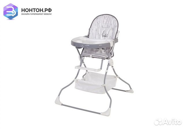 Стульчик для кормления Polini kids 252 Бегемотик с