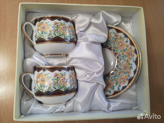 Чайные пары в наборе фарфор