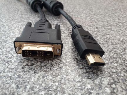 Кабель для hdmi-DVI 5 метров