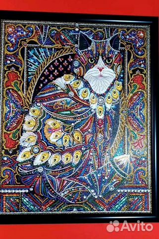 Алмазная вышивка готовая работа